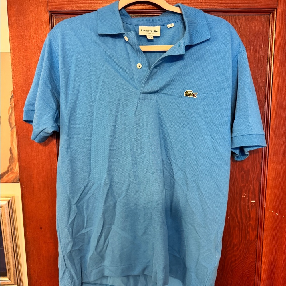 Lacoste Men's Sky Blue Polo Shirt